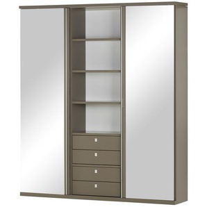medium Kompaktgarderobe   Gammon  ¦ braun ¦ Maße (cm): B: 192 H: 219 T: 39.6