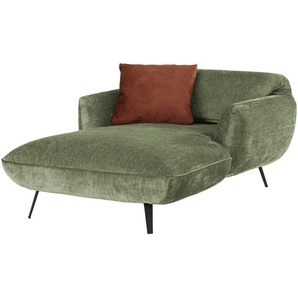 medium Longchair  Ventus ¦ grün ¦ Maße (cm): B: 118 H: 111 T: 174