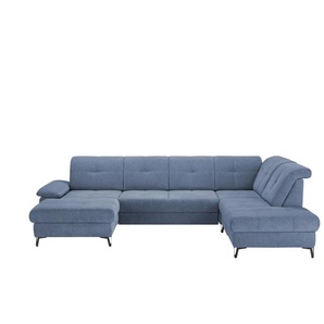 medium Wohnlandschaft Planova II - blau - Materialmix - 338 cm - 96 cm - cm 231,0 | Möbel Kraft