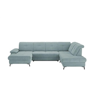 medium Wohnlandschaft Planova II - blau - Materialmix - 338 cm - 96 cm - cm 249,0 | Möbel Kraft