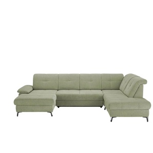 medium Wohnlandschaft Planova II - grün - Materialmix - 338 cm - 96 cm - cm 249,0 | Möbel Kraft