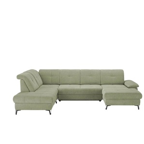 medium Wohnlandschaft Planova II - grün - Materialmix - 338 cm - 96 cm - cm 249,0 | Möbel Kraft