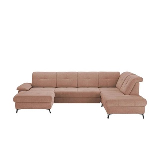 medium Wohnlandschaft Planova II - rosa/pink - Materialmix - 338 cm - 96 cm - cm 231,0 | Möbel Kraft