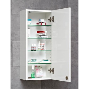 Medizinschrank Quickset 980 II 30 x 70 x 20cm Weiß