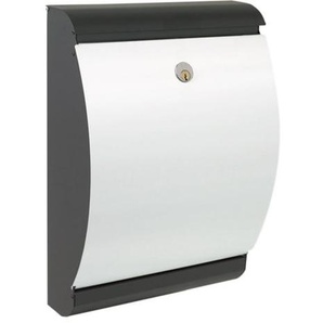 MEFA Puffin 300 Briefkasten mit Ruko-Schloss SchwarzWeiss