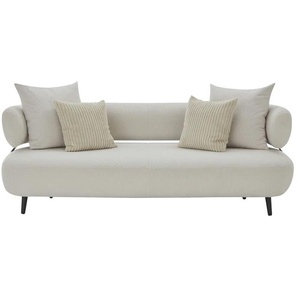 Megasofa - weiß - Materialmix - 245 cm - 85 cm - cm 110,0 | Möbel Kraft