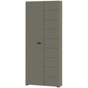 Mehrzweckschrank - grau - Materialmix - 84 cm - 191 cm - 18 cm | Möbel Kraft