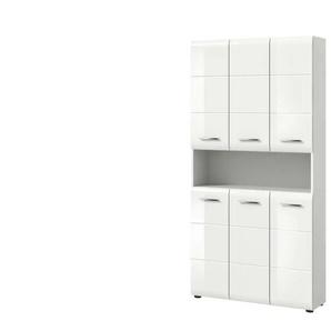 Mehrzweckschrank  Igelsbachsee ¦ weiß ¦ Maße (cm): B: 90 H: 185