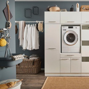 Mehrzweckschrank-Set LAUNDREEZY LAUNDREEZY LDSK6 Kastenmöbel-Sets Gr. B/H/T: 167,5 cm x 200 cm x 67,5 cm, weiß Schranksysteme und Schrankserien Breite 167,5 cm