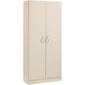 Mehrzweckschrank WIHO KÜCHEN Amrum Schränke Gr. B/H/T: 80 cm x 180 cm x 35 cm, 2 St., gelb (vanillefarben, vanillefarben) Mehrzweckschränke 80 cm breit, 2 Türen