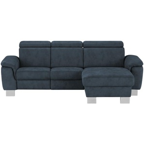 Mein Sofa bold Ecksofa  Beata ¦ blau ¦ Maße (cm): B: 234 H: 80 T: 163