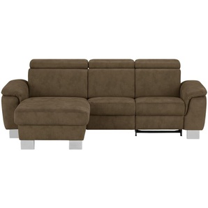 Mein Sofa bold Ecksofa  Beata ¦ braun ¦ Maße (cm): B: 234 H: 80 T: 163.0