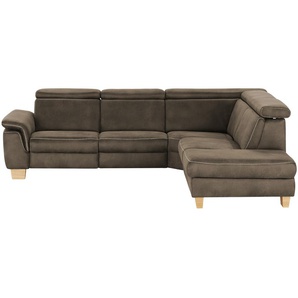 Mein Sofa bold Ecksofa  Beata ¦ braun ¦ Maße (cm): B: 270 H: 80 T: 233.0