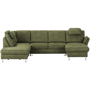 Mein Sofa bold Wohnlandschaft  Veit ¦ grün ¦ Maße (cm): B: 305 H: 90 T: 200