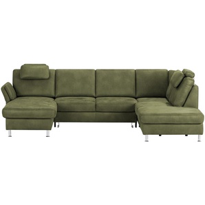 Mein Sofa bold Wohnlandschaft  Veit ¦ grün ¦ Maße (cm): B: 305 H: 90 T: 200