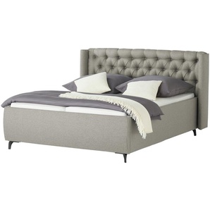 meinBett Polsterbettgestell  Eyra ¦ beige ¦ Maße (cm): B: 188 H: 104