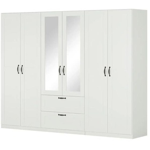 meinSchrank Drehtürenschrank Landhaus- Look Gracy ¦ weiß ¦ Maße (cm): B: 271 H: 210 T: 54.0
