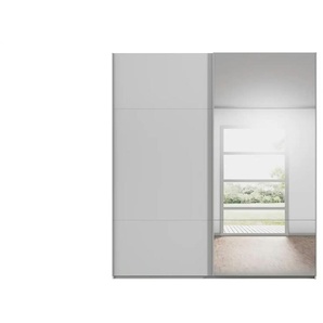meinSchrank Schwebetürenschrank inklusive Zubehör Regina ¦ grau ¦ Maße (cm): B: 201 H: 223 T: 68.0
