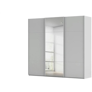 meinSchrank Schwebetürenschrank inklusive Zubehör Regina ¦ grau ¦ Maße (cm): B: 242 H: 223 T: 68.0
