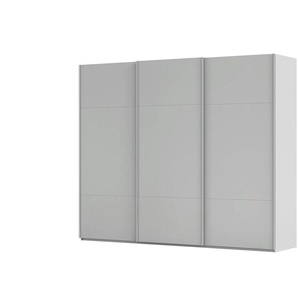 meinSchrank Schwebetürenschrank inklusive Zubehör Regina ¦ grau ¦ Maße (cm): B: 271 H: 223 T: 68.0
