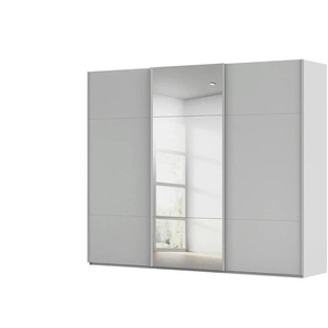 meinSchrank Schwebetürenschrank inklusive Zubehör Regina ¦ grau ¦ Maße (cm): B: 271 H: 223 T: 68.0