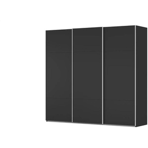 meinSchrank Schwebetürenschrank inklusive Zubehör Regina ¦ schwarz ¦ Maße (cm): B: 242 H: 223 T: 68.0
