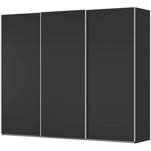 meinSchrank Schwebetürenschrank inklusive Zubehör Regina ¦ schwarz ¦ Maße (cm): B: 271 H: 223 T: 68.0