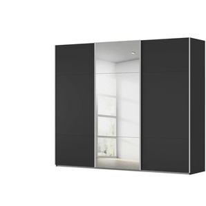 meinSchrank Schwebetürenschrank inklusive Zubehör Regina ¦ schwarz ¦ Maße (cm): B: 271 H: 223 T: 68.0
