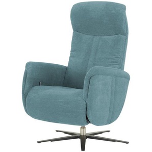 meinSofa Drehsessel  Franzi ¦ blau ¦ Maße (cm): B: 71 H: 108 T: 83.0