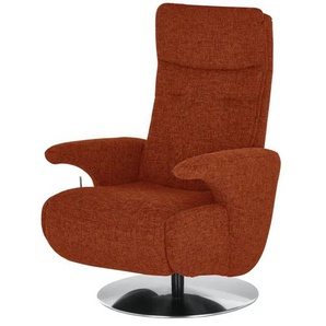 meinSofa Drehsessel  Franzi-S ¦ orange ¦ Maße (cm): B: 73 H: 113 T: 83.0