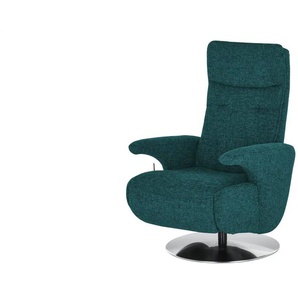 meinSofa Drehsessel  Franzi-S ¦ türkis/petrol ¦ Maße (cm): B: 73 H: 113 T: 83.0
