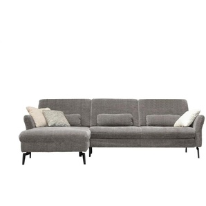 meinSofa Ecksofa Cord DANTE ¦ grau