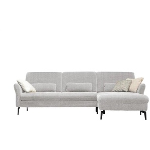 meinSofa Ecksofa Cord DANTE ¦ silber