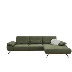 meinSofa Ecksofa Fiona ¦ grün ¦ Maße (cm): B: 322 H: 89 T: 187.0