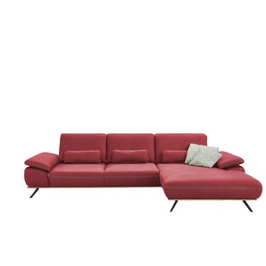 meinSofa Ecksofa  Fiona ¦ rot ¦ Maße (cm): B: 322 H: 89 T: 187.0