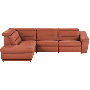 meinSofa Ecksofa  Ivonne ¦ rot ¦ Maße (cm): B: 294 H: 84 T: 245.0