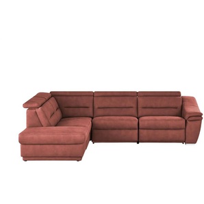 meinSofa Ecksofa  Ivonne-S ¦ rot ¦ Maße (cm): B: 294 H: 84 T: 245.0