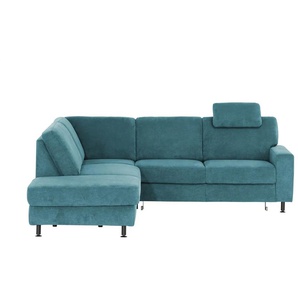 meinSofa Ecksofa  Jana ¦ blau ¦ Maße (cm): B: 237 H: 85 T: 235.0
