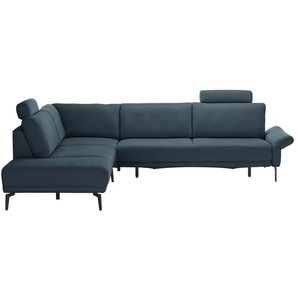 meinSofa Ecksofa  Jenny ¦ blau ¦ Maße (cm): B: 309 H: 87 T: 254.0