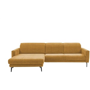 meinSofa Ecksofa  Katja ¦ gelb ¦ Maße (cm): B: 305 H: 83 T: 191.0