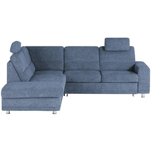 meinSofa Ecksofa Marc ¦ blau ¦ Maße (cm): B: 243 H: 85 T: 234.0