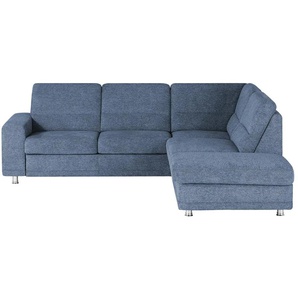 meinSofa Ecksofa  Marc ¦ blau ¦ Maße (cm): B: 243 H: 85 T: 234.0