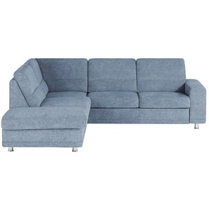 meinSofa Ecksofa Marc ¦ blau ¦ Maße (cm): B: 243 H: 85 T: 234.0