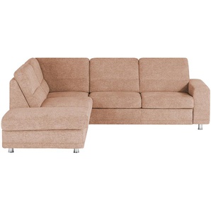 meinSofa Ecksofa  Marc ¦ orange ¦ Maße (cm): B: 243 H: 85 T: 234