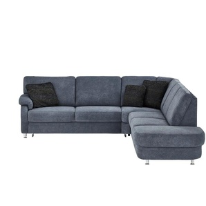 meinSofa Ecksofa  Ole-S ¦ blau ¦ Maße (cm): B: 269 H: 91 T: 287.0