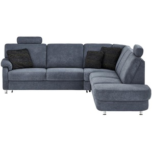 meinSofa Ecksofa  Ole-S ¦ blau ¦ Maße (cm): B: 269 H: 91 T: 287.0