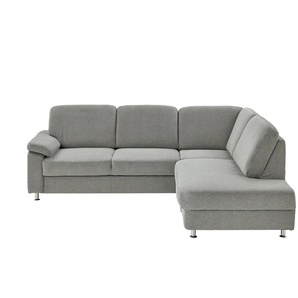 meinSofa Ecksofa  Oliver-S ¦ grau ¦ Maße (cm): B: 240 H: 85 T: 202