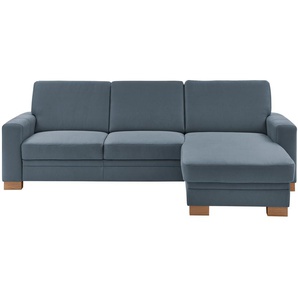meinSofa Ecksofa  Uli-S ¦ blau ¦ Maße (cm): B: 270 H: 90 T: 258