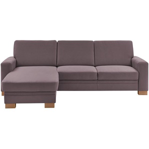 meinSofa Ecksofa  Uli-S ¦ lila/violett ¦ Maße (cm): B: 270 H: 90 T: 258