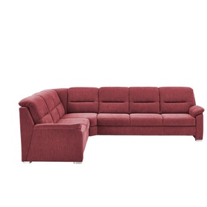 meinSofa Ecksofa  Vera ¦ rot ¦ Maße (cm): H: 92